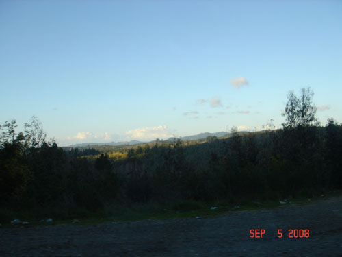 mountains in distance