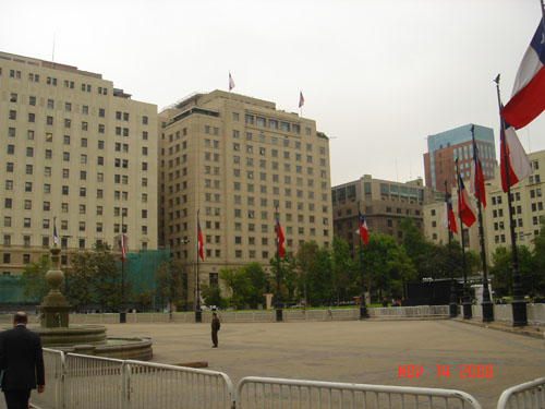 park across from presidents office