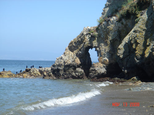 stone arch at tumbes