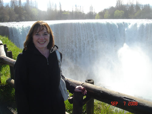 vicki at waterfalls